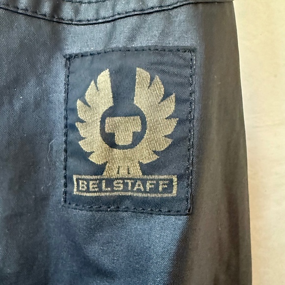 Belstaff, Black, Roadmaster Waxed, Waterproof, Belted Jacket - Picture 7 of 8